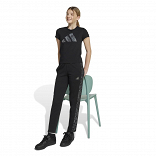 ADIDAS GIRLS 3-STRIPES ANIMAL FRENCH TERRY PANTS