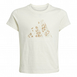 ADIDAS GIRLS ANIMAL BIG LOGO SINGLE JERSEY T-SHIRT