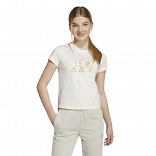 ADIDAS GIRLS ANIMAL BIG LOGO SINGLE JERSEY T-SHIRT