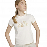ADIDAS GIRLS ANIMAL BIG LOGO SINGLE JERSEY T-SHIRT