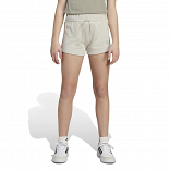 ADIDAS GIRLS 3-STRIPES ANIMAL FRENCH TERRY SHORTS