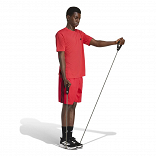 WORKOUT ESSENTIALS BASE 3-STRIPES PIQUE SHORT 9inch