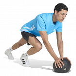 WORKOUT ESSENTIALS BASE 3-STRIPES T-SHIRT