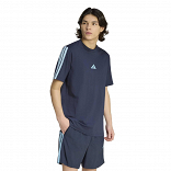 ESSENTIALS THREE STRIPES SINGLE JERSEY TEE