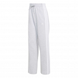 ESSENTIALS 3-STRIPES OPEN HEM FLEECE PANTS