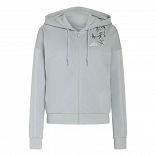 ESSENTIALS 3-STRIPES FRENCH TERRY FULL ZIP HOODIE