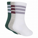 3STRIPES CUSHIONED SPORTSWEAR CREW SOCKS 3 PAIR PACK