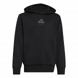 ADIDAS BOYS SLOGAN FLEECE HOODIE