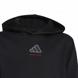ADIDAS BOYS SLOGAN FLEECE HOODIE