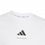 ADIDAS BOYS SLOGAN SINGLE JERSEY T-SHIRT