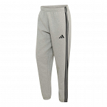 Essentials 3-Stripes Fleece Tapered Cuffed Pants