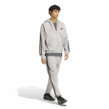 Essentials 3-Stripes Fleece Tapered Cuffed Pants