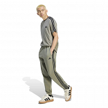 Essentials 3-Stripes Fleece Tapered Cuffed Pants
