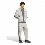 Essentials 3-Stripes Fleece Full-Zip Hoodie