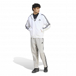 Essentials 3-Stripes Fleece Full-Zip Hoodie