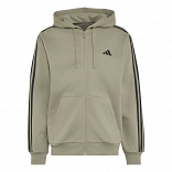 Essentials 3-Stripes Fleece Full-Zip Hoodie