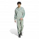 Essentials 3-Stripes Fleece Full-Zip Hoodie