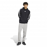 Essentials 3-Stripes Single Jersey Tapered Open Hem Pants
