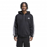 Essentials 3-Stripes Fleece Full-Zip Hoodie