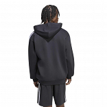 Essentials 3-Stripes Fleece Full-Zip Hoodie