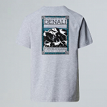 M SS NORTH FACES TEE