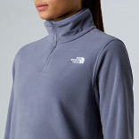 W GLCR FLC 1/4 ZIP JKT