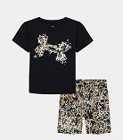 UA PRINTED BIKE SHORT SET