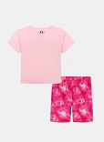 UA PRINTED BIKE SHORT SET