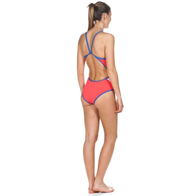 W TEAM STRIPE SUPER FLY BACK ONE PIECE