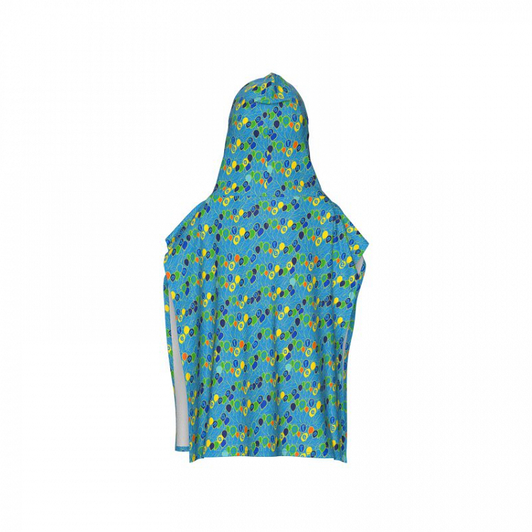 Kids Terry Printed Poncho