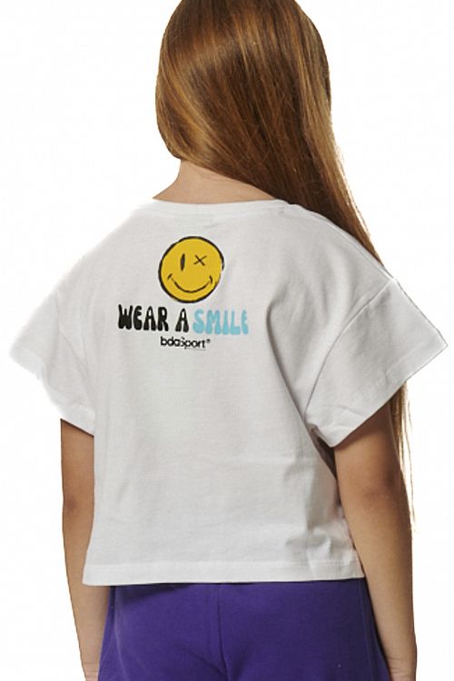 GIRLS GRAPHIC CROP TOP