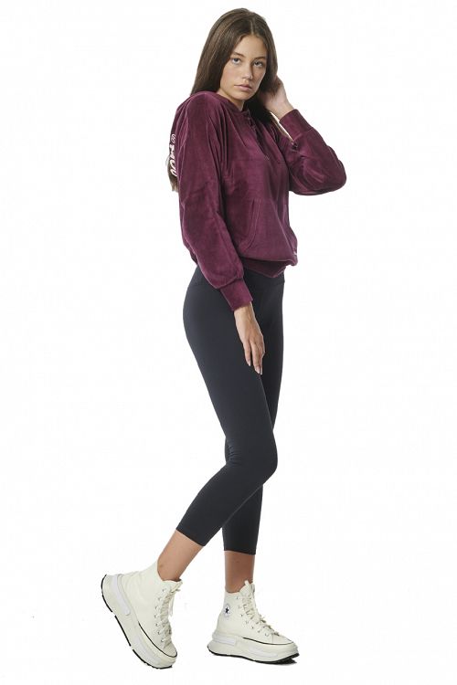 WOMEN'S VELOUR OVERSIZED HOODIE