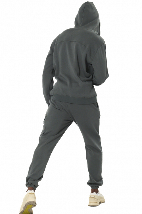 MEN'S HALF-ZIP HOODED SWEATSHIRT