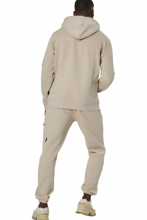 MEN'S HALF-ZIP HOODED SWEATSHIRT