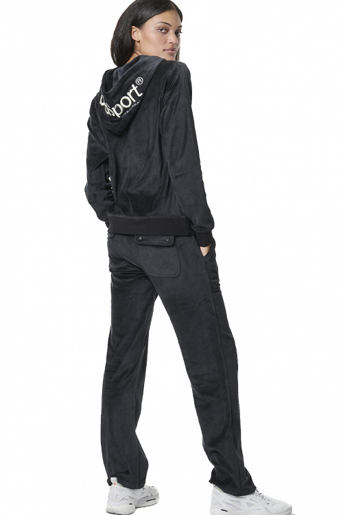 WOMEN'S VELOUR HOODIE JACKET