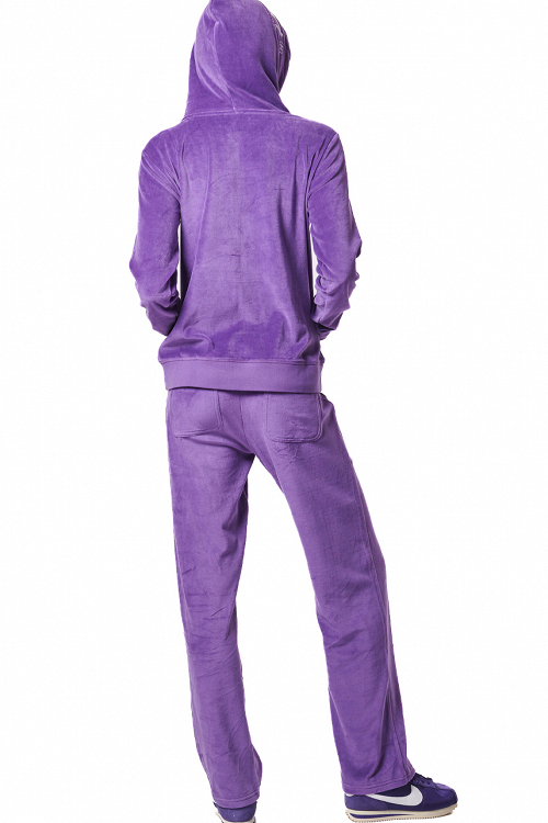 WOMEN'S VELOUR HOODIE JACKET