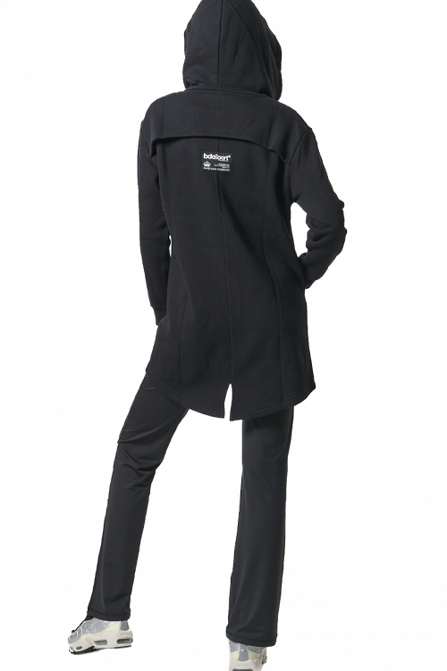 WOMEN'S LONG FISHTAIL HOODED JACKET