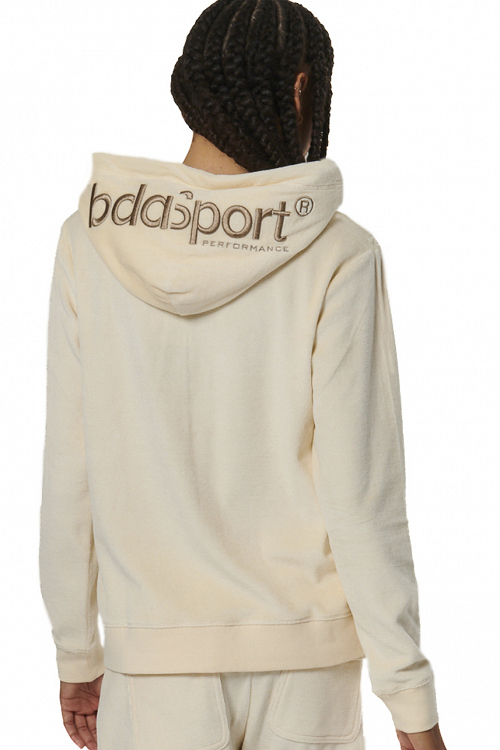 WOMEN'S VELOUR HOODIE JACKET