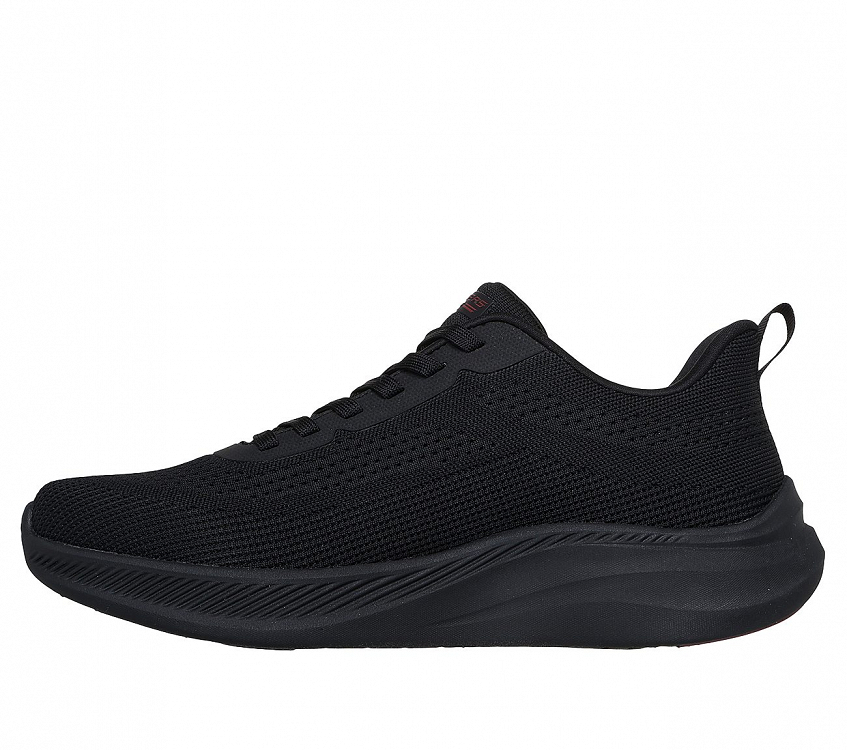 Textured Engineered Knit Lace Up