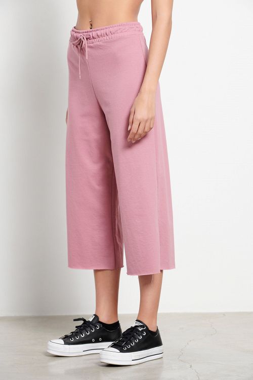 BDTKW HIGHWAIST WIDE LEG PANTS 7/8-MEDIUM CROTCH