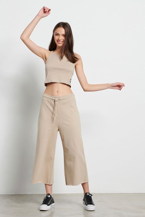 BDTKW HIGHWAIST WIDE LEG PANTS 7/8-MEDIUM CROTCH