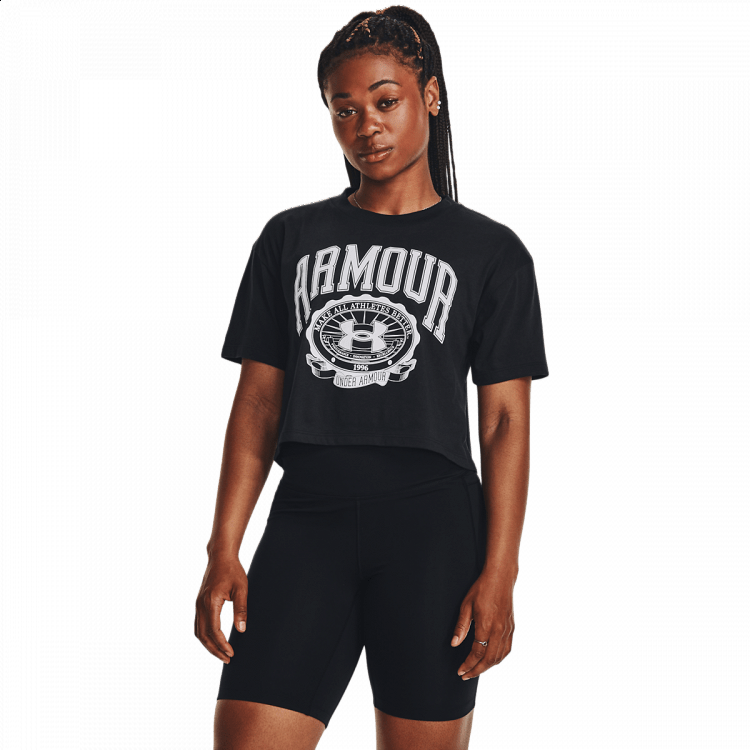 UA COLLEGIATE CROP SS