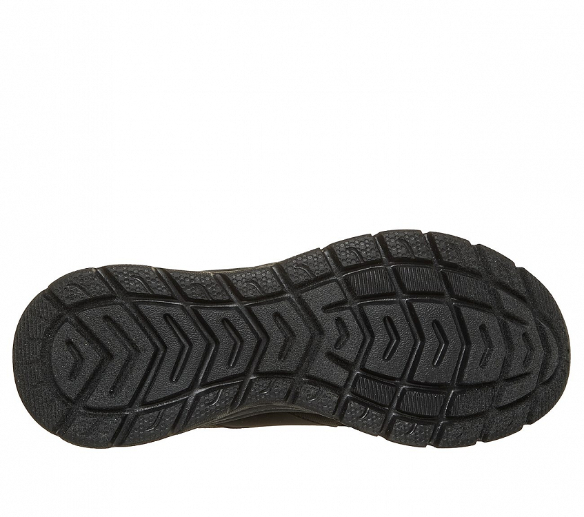 SKECHERS  Duraleather Overlay Lace-Up W/Memory Foam