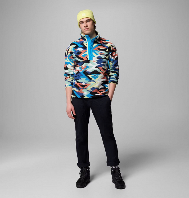 Helvetia™ II Printed Half Snap Fleece