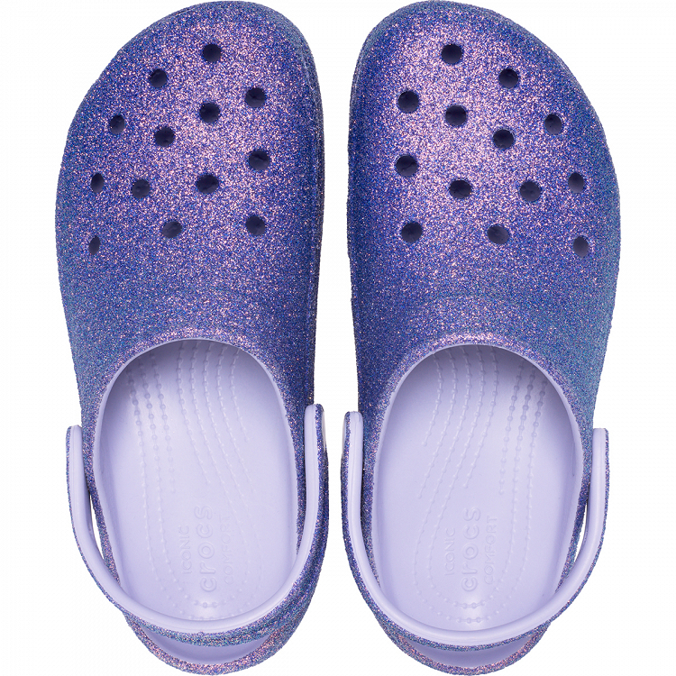 Platform Irid Glitter Clog