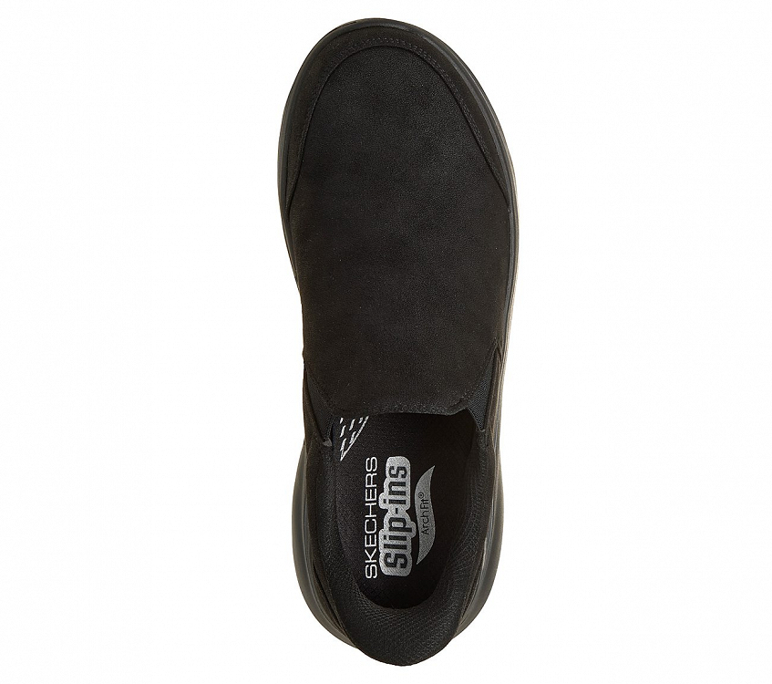 SKECHERS  Slip-Ins Leather Tex Double Gore Slip On