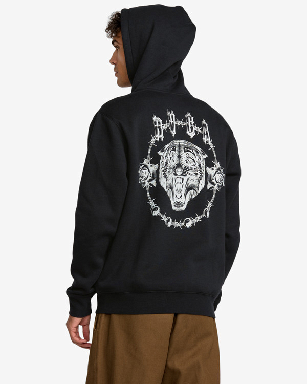 BENJ TIGER EYES ZIP HOODIE