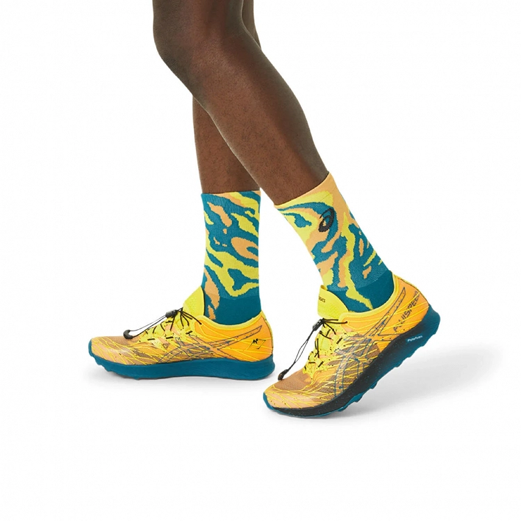 COLOR CAMO RUN CREW SOCK