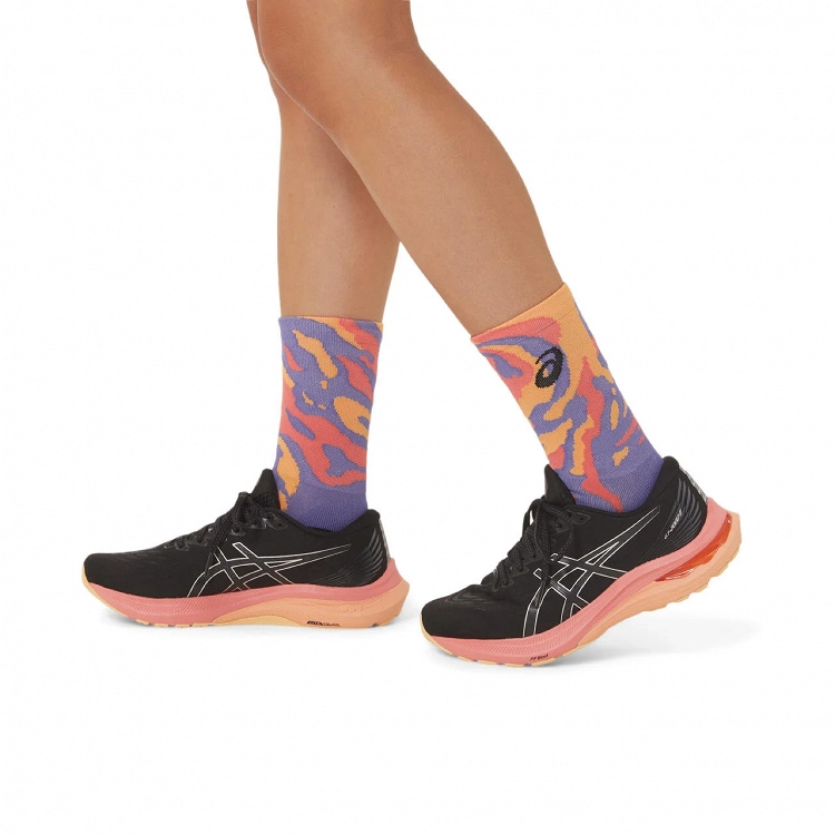 COLOR CAMO RUN CREW SOCK
