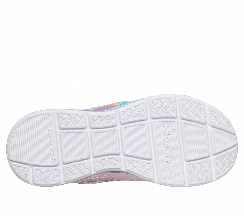 Lighted Mermaid Wrap Sneaker W/ Bungee & Strap